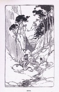 西尼斯，摘自《英雄》，由乔治-艾伦和尤文出版社1929年出版（彩色平印）。 作者 乔治·索珀
