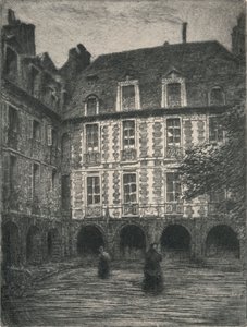 维克多-雨果的房子，孚日广场（Places des Vosges），1915年 作者 乔治·T·普劳曼