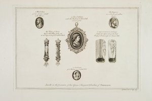 波特兰的玛格丽特·玛格丽特公爵夫人拥有的珠宝，1749年 作者 乔治·维尔图