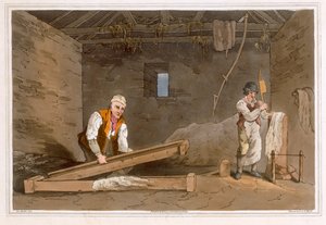 Line Swinglers由Robert Havell the Elder雕刻，由利兹罗宾逊和儿子于1814年出版 作者 乔治·沃克