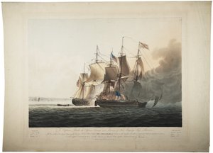 陛下的船香农捕获美国护卫舰切萨皮克，1813年
