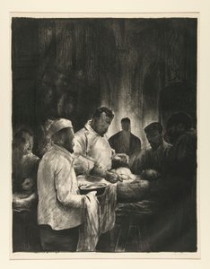 基地医院，第 1 号，选自战争系列 作者 乔治·韦斯利·贝洛斯