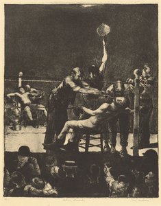 轮子之间，大，第一块石头，1916年。 作者 乔治·韦斯利·贝洛斯