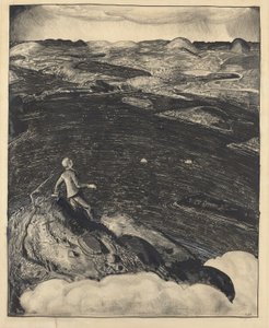 在世界之巅跳舞的小镇，1922年。 作者 乔治·韦斯利·贝洛斯