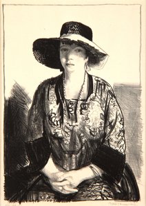 黑帽，1921年 作者 乔治·韦斯利·贝洛斯