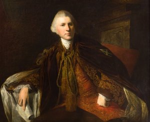 Dunnichen and Skibo的George Dempster（1732-1818），约1786年（布面油画）