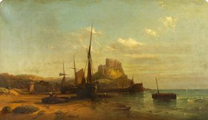 泽西岛Mont Orgueil 作者 乔治·沃尔夫