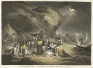 非洲款待，pub.1791（手工雕刻） 作者 乔治后莫兰