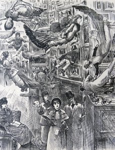 George du Maurier 所见的 EDISON 的独创性。 作者 乔治·杜莫里耶