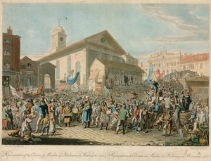 代表1818年威斯敏斯特议会议员选举