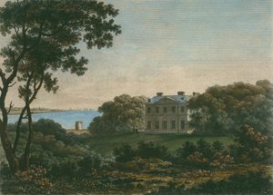 安德鲁·罗伯特·德拉蒙德之家，汉普郡卡德兰公园，由William Watts（1752-1851）刻