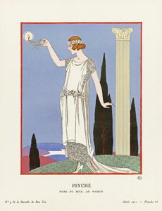 赛琪，选自《Gazette du Bon Ton》（印刷品） 作者 乔治（后）理发师