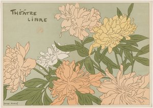 Myrane和Les Chapons的ThéâtreLibre计划，1889年。