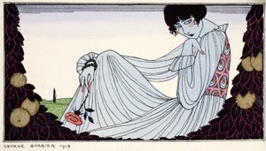 沉思 1919（模板印刷） 作者 乔治理发师