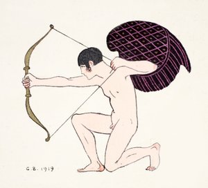 丘比特 1919（pochoir 印刷品） 作者 乔治理发师