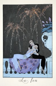 火，选自《Falbalas  Fanfreluches, Almanach des Modes Présentes, Passées et Futures》（《Falbalas 和褶边，当前、过去和未来时尚年鉴》）。