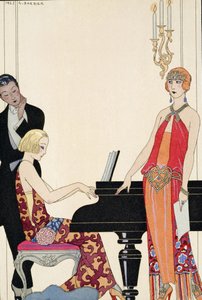 咒语，《Gazette du Bon Ton》插图 作者 乔治理发师