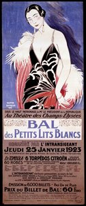 海报“香榭丽舍大街剧院 - Le bal des petits lits blanc 由 l