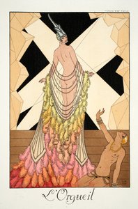 骄傲，摘自《法尔巴拉和褶边，现在、过去和未来时尚年鉴》（Falbalas  Fanfreluches, Almanach des Modes Présentes, Passées et Futures） 作者 乔治理发师