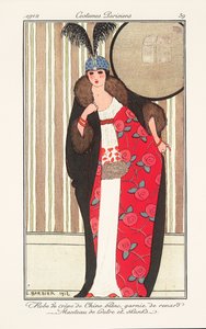 Journal des Dames et des Modes 的女装时尚盘 作者 乔治理发师