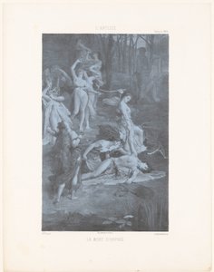 奥菲斯被女巫杀死
奥菲之死（物品上的标题）
1866 年沙龙（系列标题） 作者 Lemercier 和 Cie。