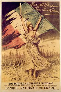 法国第一次世界大战海报，鼓励购买战争债券，1917年