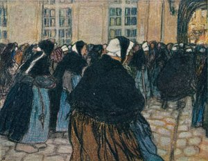 La Rentree A LHospice De La Salpetriere，c1911 作者 乔治·杜普依斯