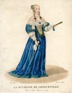 19世纪初，波旁·孔德的安妮·吉恩维芙（Anne Genevieve），隆格维尔公爵夫人，安妮·德布列塔尼。