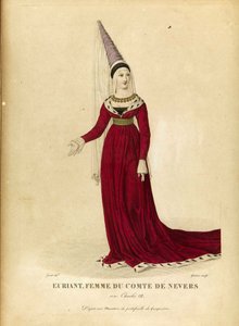Euryanthe - 乔治·雅克·加廷 (1773-1831) - 十八世纪末。 - 蚀刻，水彩 - 私人收藏 作者 乔治·雅克·加丁