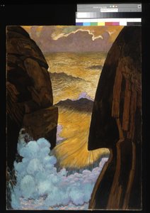 沃霍尔，《绿波》（蛋彩画布） 作者 乔治·拉科姆