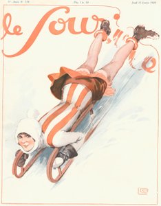 《Le Sourire》封面，1928 年 1 月（彩色平版印刷）