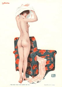 插图来自“Le Sourire”（彩色平版印刷）