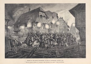 1870年8月6日，莫尔斯布隆村，第九骑兵队的冲锋，1874年至1900年。 作者 乔治·马西亚斯