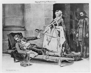Tadeusz Kosciuszko拒绝了凯瑟琳二世（1883年）提供的剑 作者 乔治·路易斯·波依勒圣安日