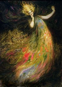1924年玛雅人的追求 作者 乔治·玛丽·罗什格罗塞（Georges Marie Rochegrosse）