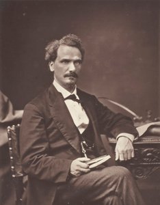 亨利-维克多-德-罗什福尔-卢赛，[法国政治家和作家]，约1880年。   作者 乔治·梅兰德里