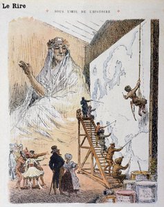 欧洲。乔治-穆尼耶（1869-1942）的绘画。在 "Le Rire Rouge "中 作者 乔治·穆尼耶