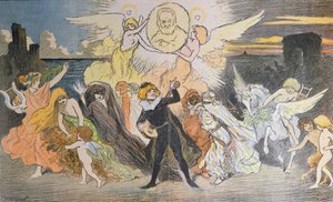 诗人的典范，向维克多·雨果致敬（1802-85）庆祝他出生一百周年，1902年 作者 乔治·穆尼耶