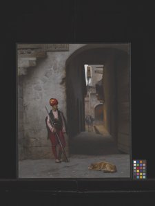 卫兵》（布面油画） 作者 乔治·米歇尔
