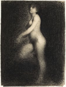 裸体，约1881-1882年。 作者 乔治·皮埃尔·苏拉特