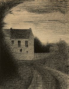广场房； Carree屋，约1882-1884年 作者 乔治·皮埃尔·苏拉特