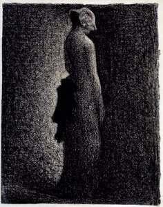 黑结 铅笔画 乔治-修拉(1859-1891)1882年左右的作品。0,31 x 0,23 m 巴黎。奥赛博物馆 作者 乔治·皮埃尔·苏拉特