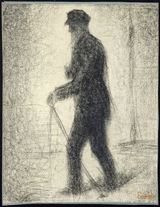 行走，约1882年 作者 乔治·皮埃尔·苏拉特