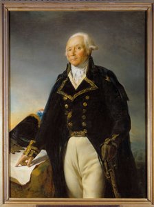 Portrait of Francois Christophe Kellermann (1735-1820), Duke of Valmy, General in Chief of the Armee of Moselle Painting by Georges Rouget (1784-1869) 1792 Dim. 1,35 x 1 m 作者 乔治·鲁格