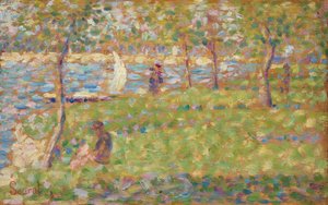 "La Grande Jatte "的研究 作者 乔治·苏拉特