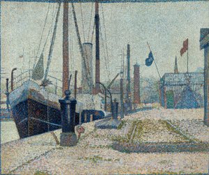 玛丽亚在翁弗勒尔，1886年 作者 乔治·苏拉特