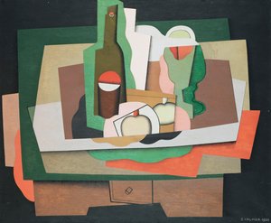 桌上静物桌上静物，1925年