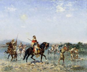 阿拉伯骑兵在Stream流中 作者 乔治·华盛顿