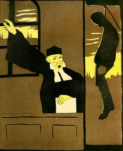 比利时法官判处一名男子被绞死，1904年。