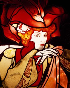 女性形象，细节 作者 乔治·德菲尔